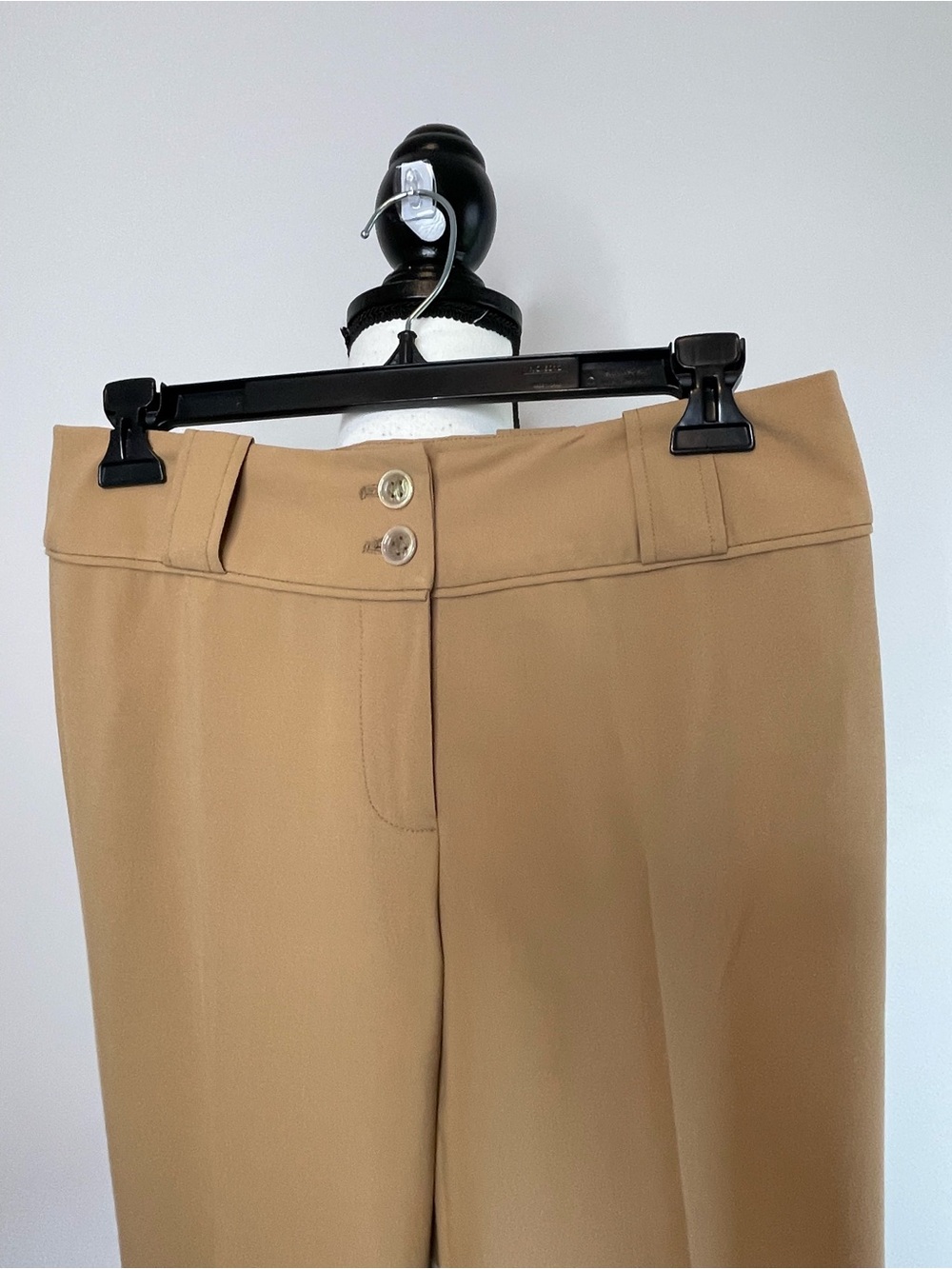 Etcetera Camel color dress pants in a size 6 career office business modest flare - Picture 8 of 12
